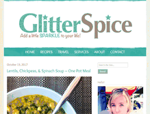 Tablet Screenshot of glitterspice.com